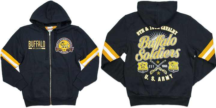 Buffalo Soldiers Zip-Up Hoody - BB - 2017